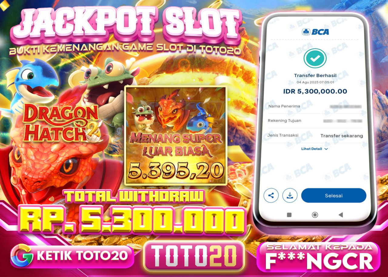 F***NGCR JACKPOT SLOT DRAGON HATCH 2 Rp.5.300.000 - LUNAS