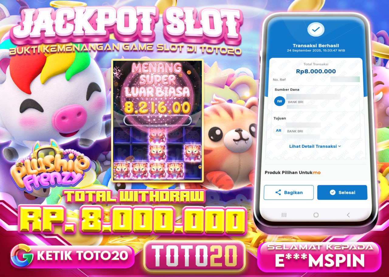 E***MSPIN JACKPOT PLUSHIE FRENZY Rp 8.000.000 - LUNAS