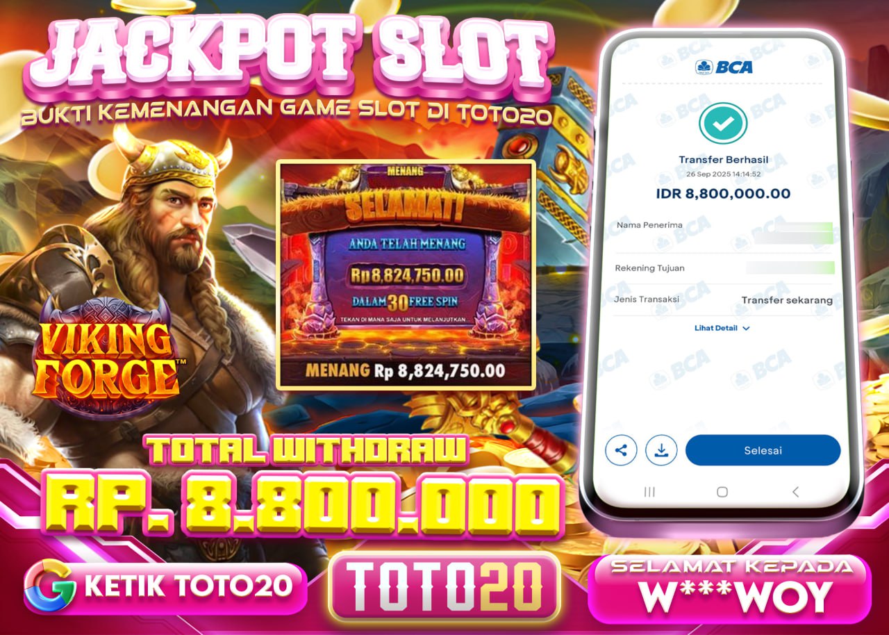 W***WOY JACKPOT VIKING FORGE Rp 8.800.000 - LUNAS