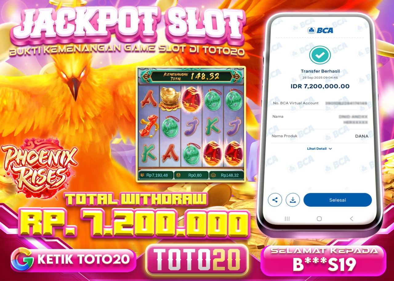 B***S19 JACKPOT PHOENIX RISES Rp 7.200.000 - LUNAS