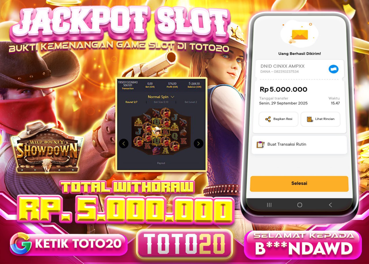 B***NDAWD JACKPOT WILD BOUNTY SHOWDOWN Rp 5.000.000 - LUNAS