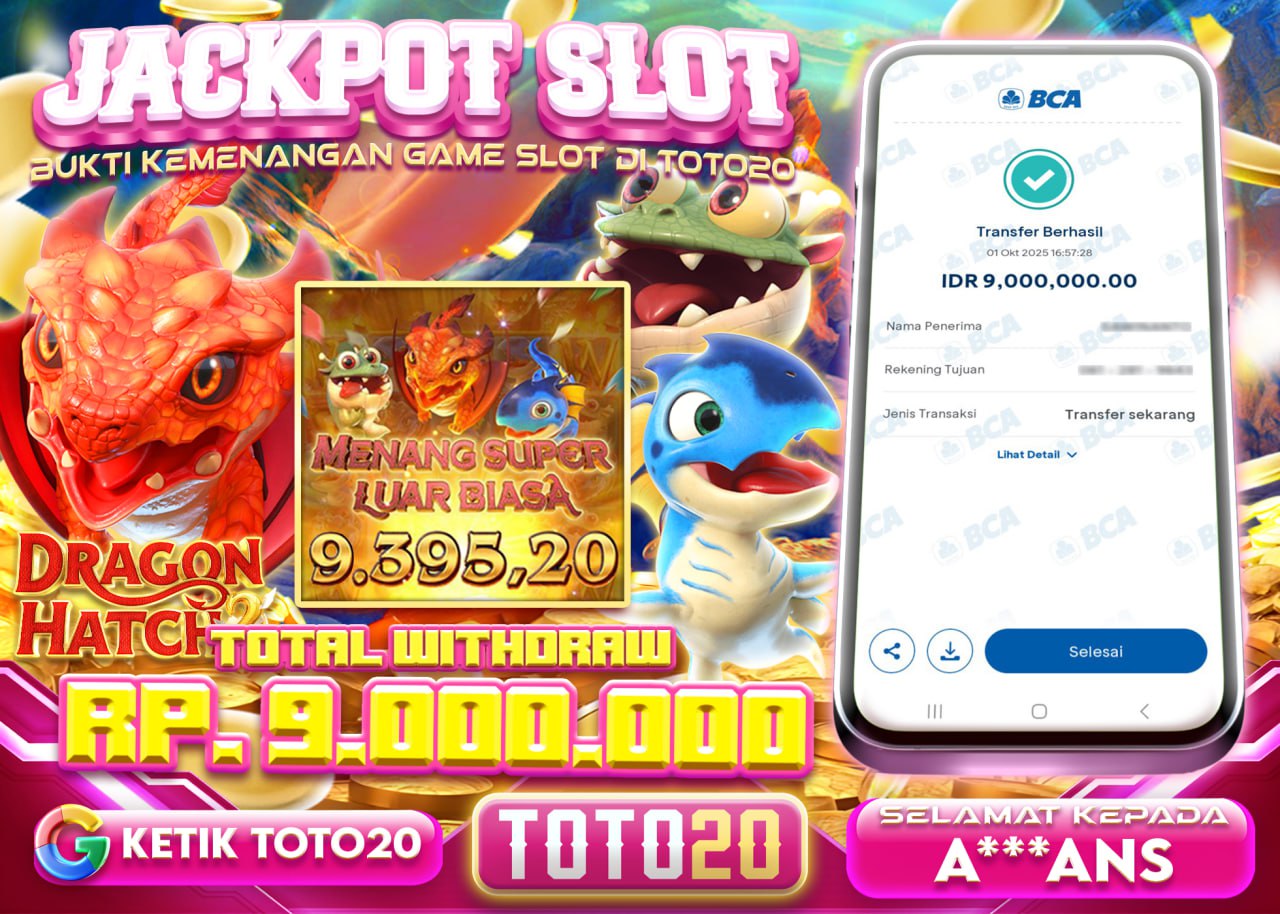 A***ANS JACKPOT DRAGON HATCH Rp 9.000.000 - LUNAS
