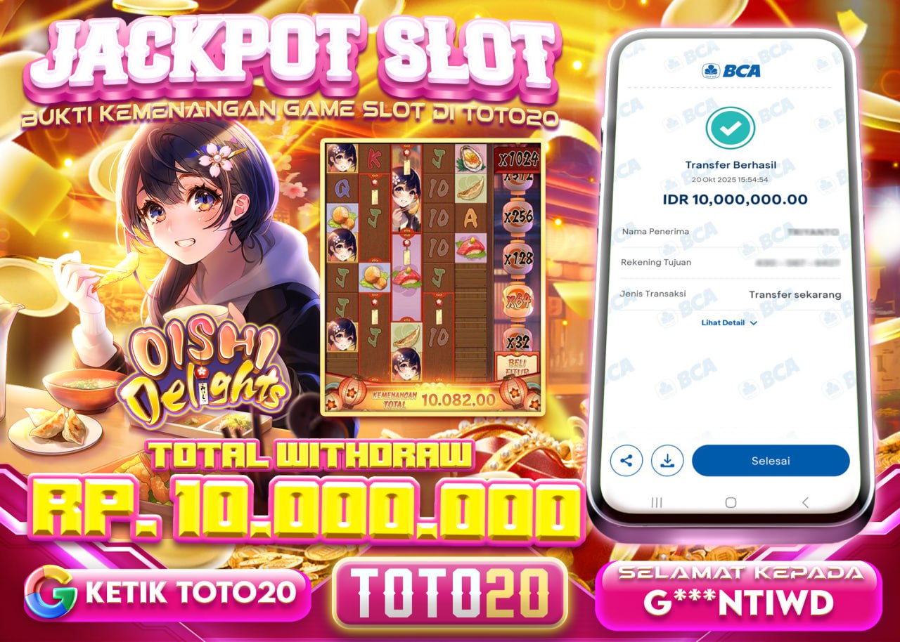 G***NTIWD JACKPOT OISHI DELIGHTS Rp 10.000.000 - LUNAS